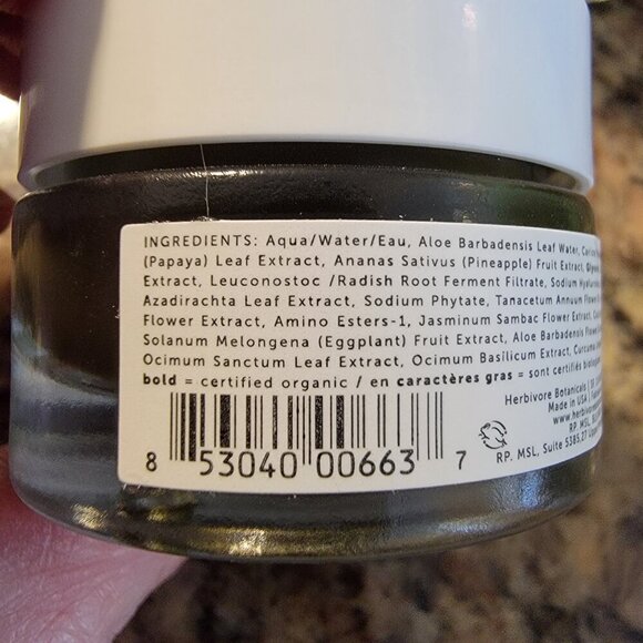 TWO for $40 Herbivore Waves of Clarity Skincare Set 3 Piece Gift Boxed New - Picture 9 of 14